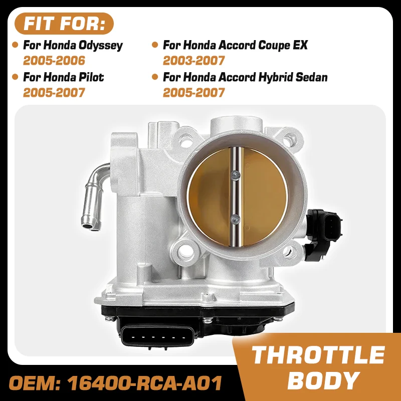

Electronic Throttle Body Assembly For Honda Accord CL7 Hybrid 2003-2007 Honda Odyssey Honda Pilot 2005 2006 2007 Throttle Valve
