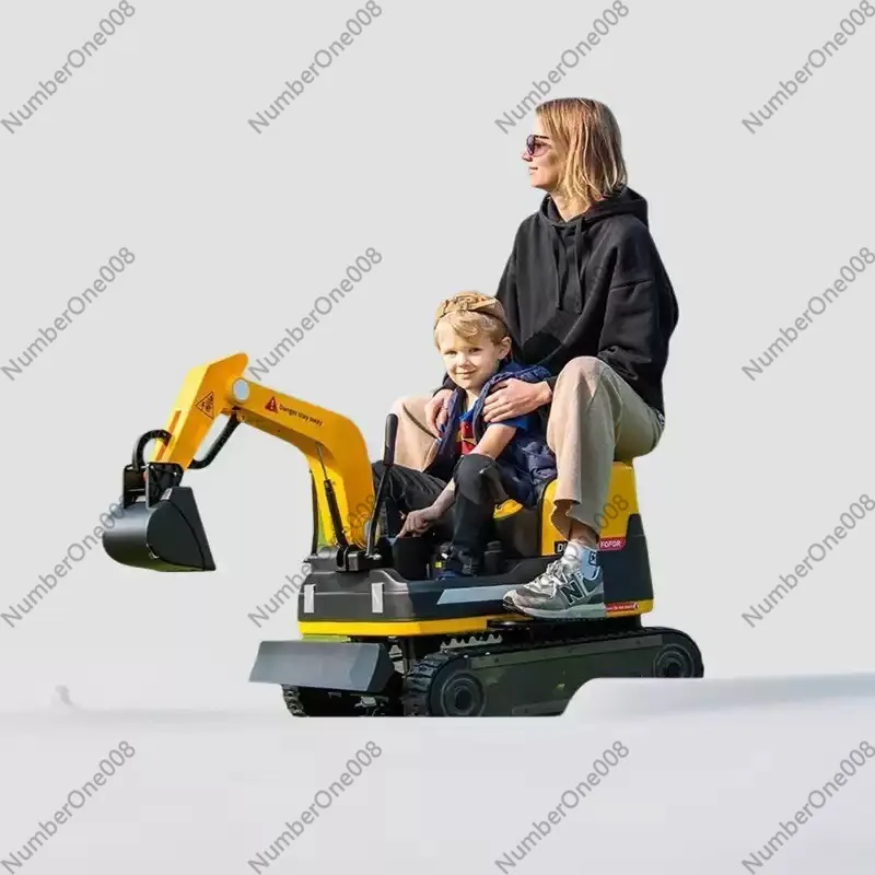 

Детский пластиковый экскаватор на радиоуправлении с аккумулятором, большой, для катания