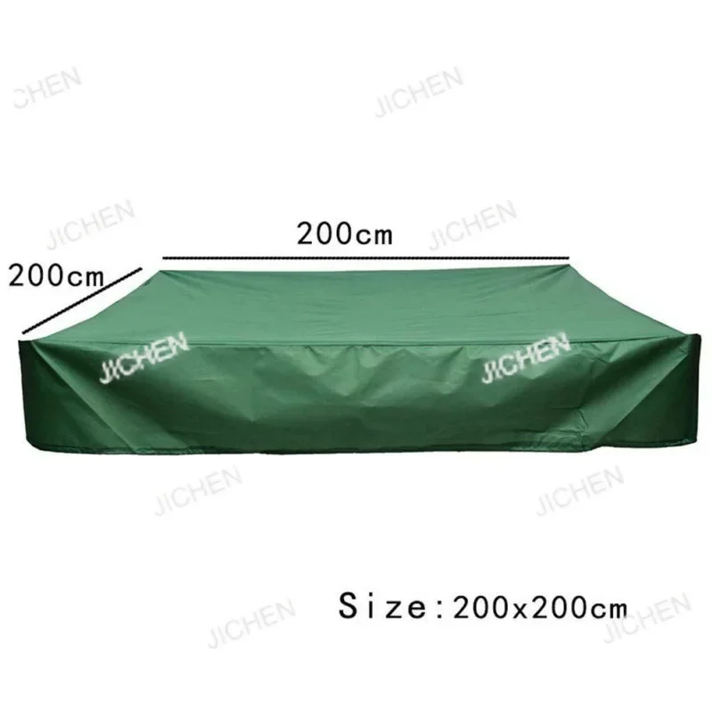 

JC Garden square dust furniture cover, green sand pit cover, water splashing shade, garden small bath cover