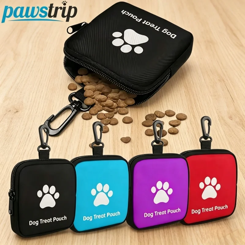 Portable Multifunctional Dog Snack Bag Outdoor Training Reward Pouch Pet Accessory