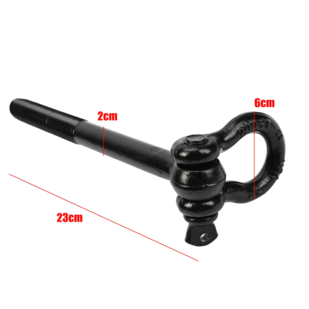 15234068 Tow Hook Front Rear Mid Engine Black Replcmt for Corvette C8 2020 2021 2022 2023 2024