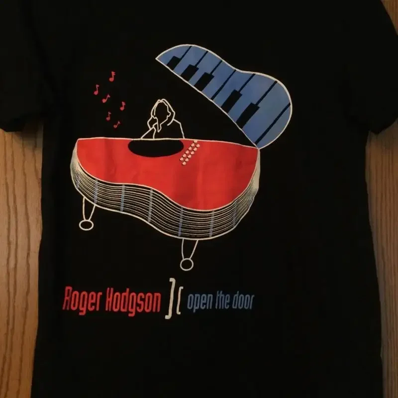 Roger Hodgson From Supertramp ÄúOpen The Door Äù Black T Shirt M