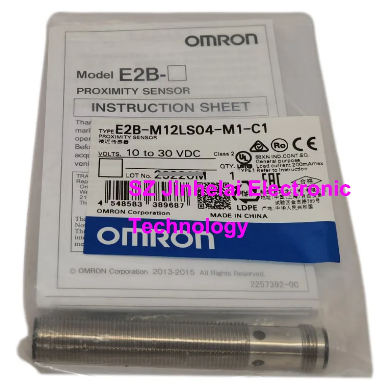 New Original Omron plug-in Proximity Sensor Switch E2B-M12KS02 M12KS04 M12LS04 M12KN05 M12LN05 M12KN08 M12LN08-M1-B1 B2 C1 C2