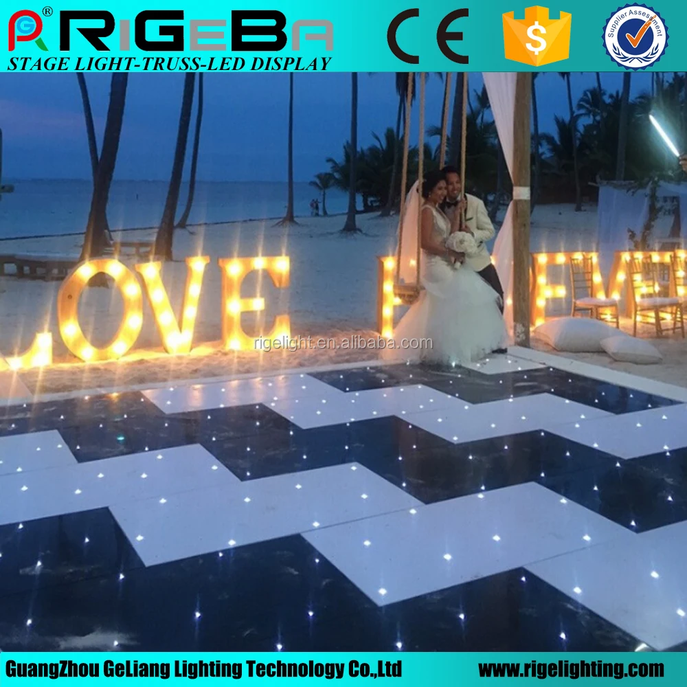 Portable Remote Control Wedding Party Dj Disco Led Starlite Dance Floor