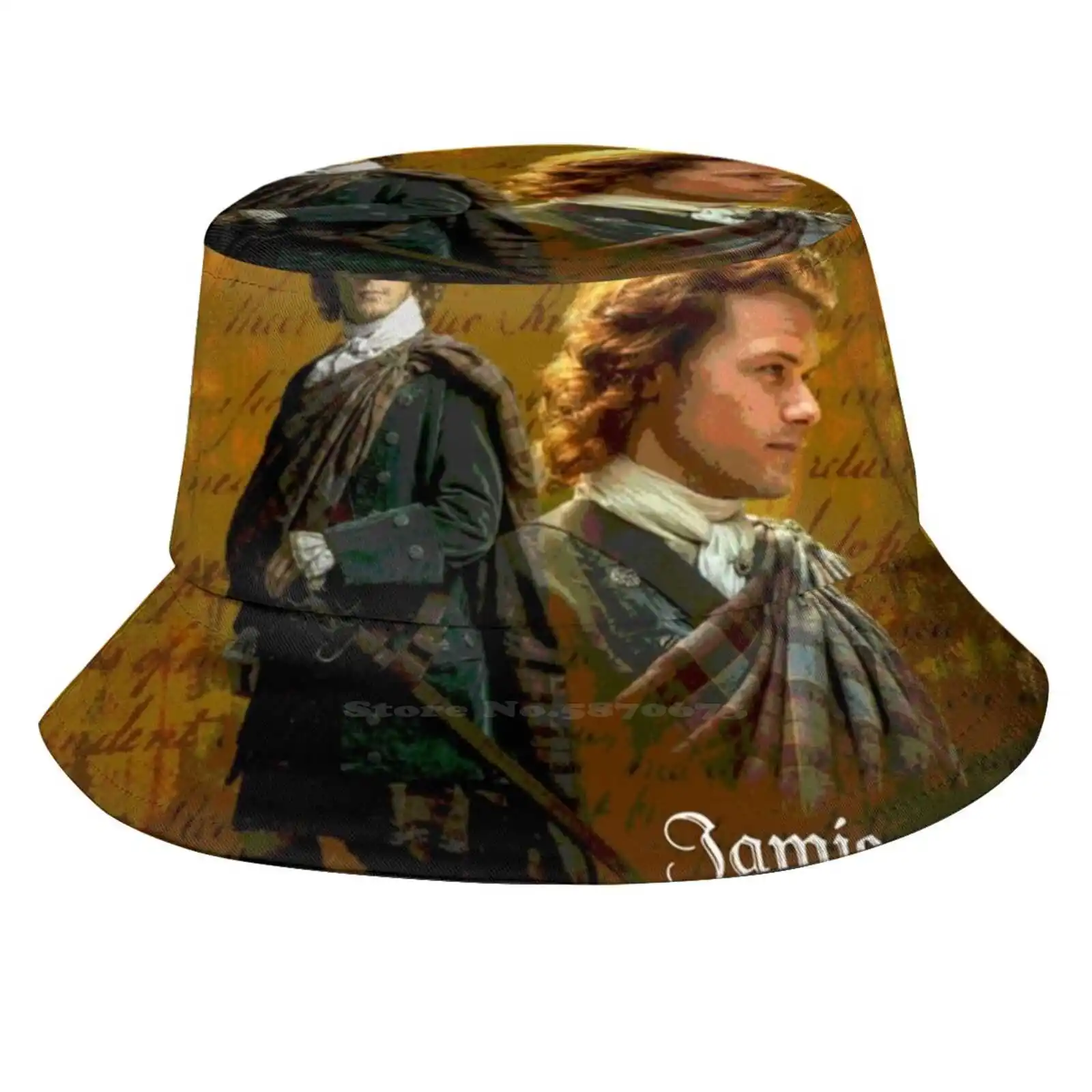 Jamie Fraser / Outlander Causal Cap Buckets Hat Outlander Jamie Fraser Diana Gabaldon Books Jammf Jamie And Claire Fraser Tv