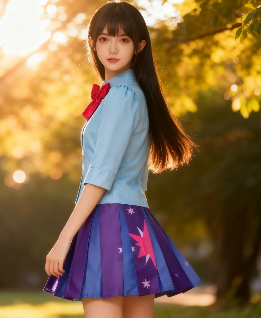 

Twilight Sparkle Cosplay Costume Uniform Halloween Costumes for Anime Women Game