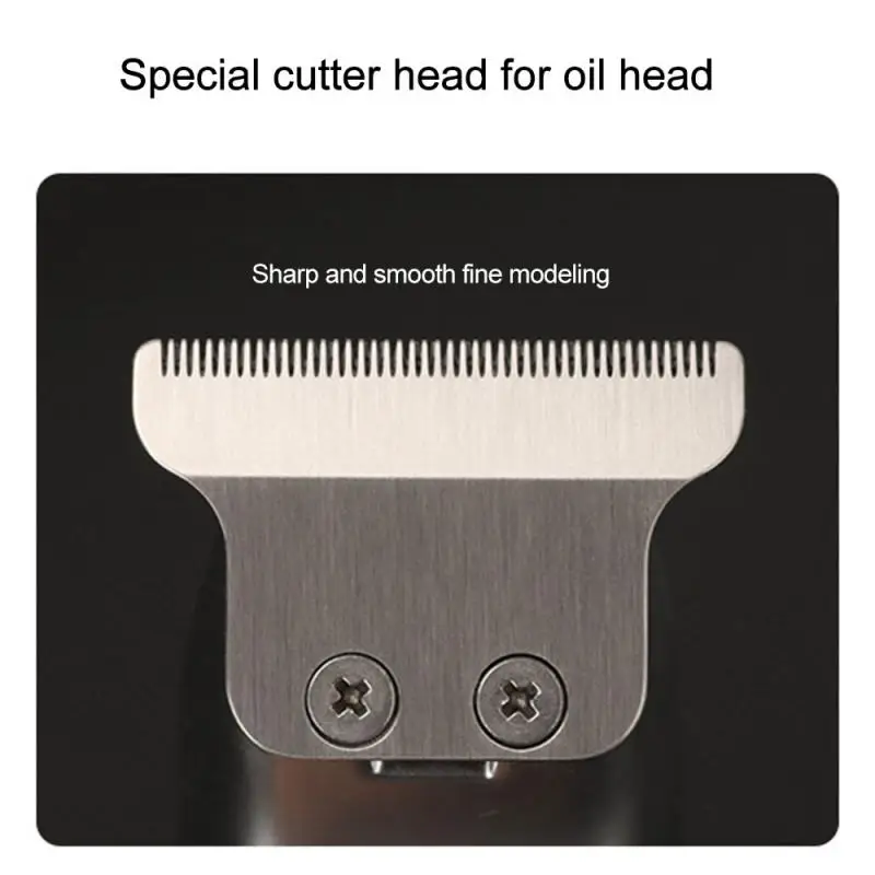 Professional 2-Hole Double Wide Trimmer Blade Replaceable Cutter Head For Kemei KM-5027/1949 Hair Clipper with Screw