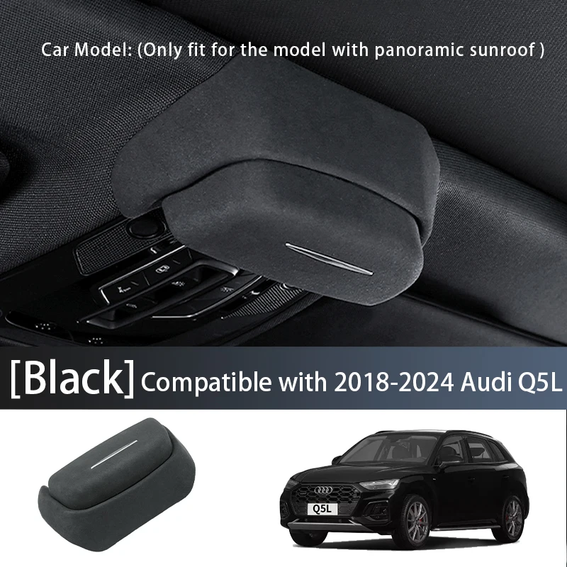 Auto Brillendoos Dak Zonnebril Opslag Clip Auto Levert Interieur Modificatie Accessoires ABS Voor Audi A4L/A6L/Q5L Accessoires