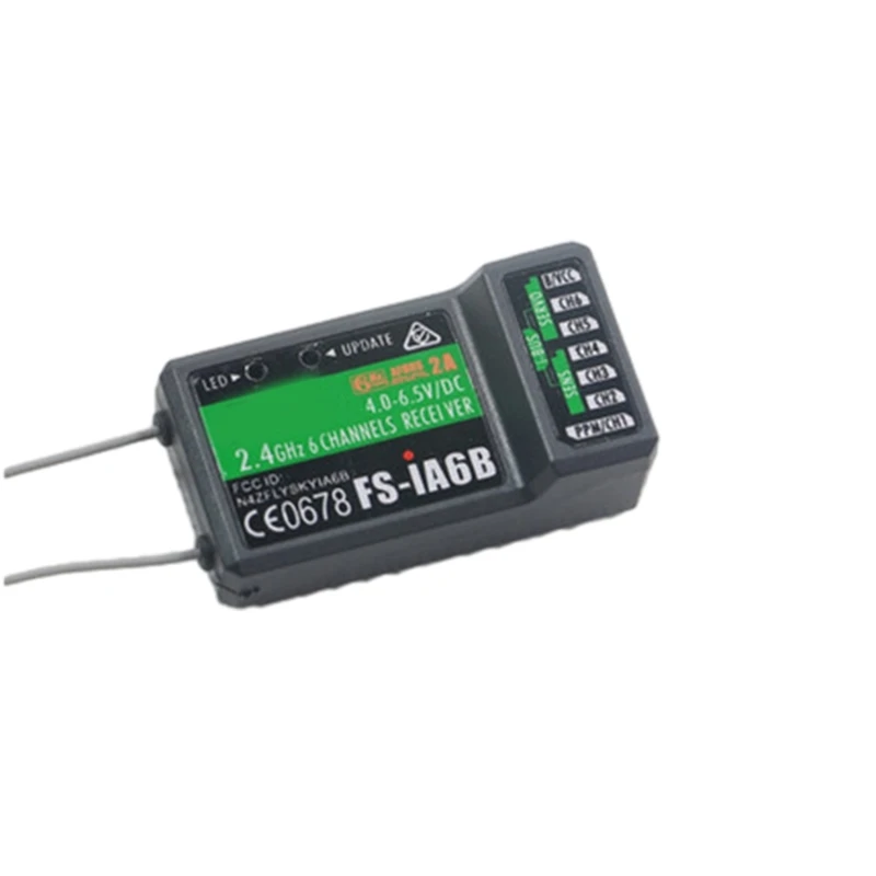 Ricevitore telecomando portatile Ricevitore 2.4G FS-iA6B 6CH Supporto uscita PPM