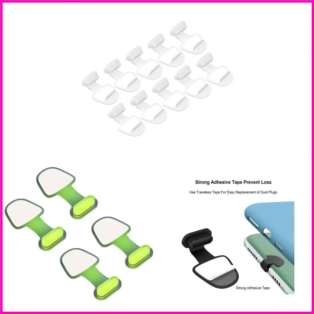 من النوع C حرس الغبار أغطية السيليكون من النوع C أغطية الغبار للهواتف والكمبيوتر اللوحي