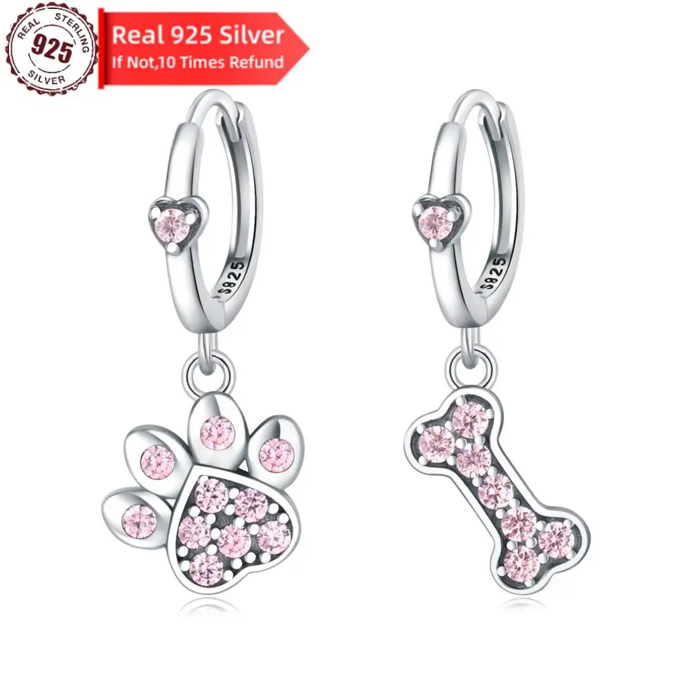 

Женские серьги-гвоздики с животными, из серебра 100% пробы