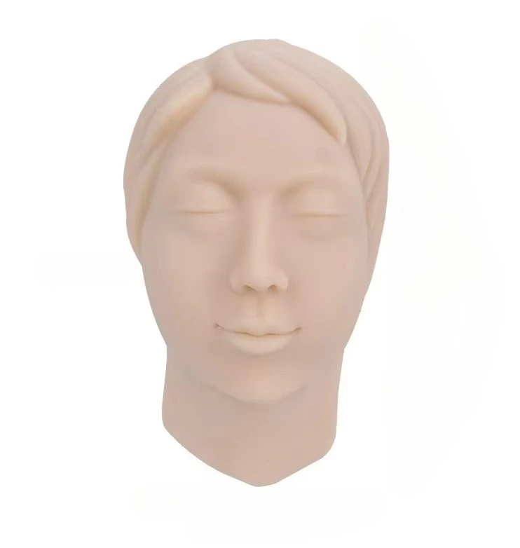 الجراحية الجلد خياطة أنثى رئيس نموذج الحياة حجم سيليكون نحت الوجه حقن البلاستيك عارضة أزياء التدريب