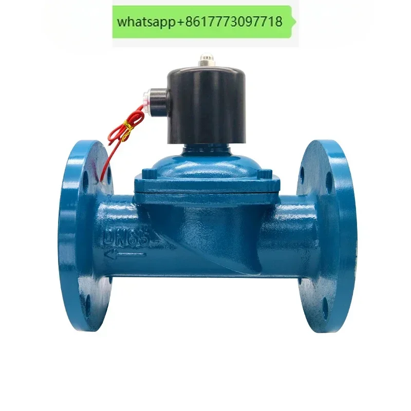 

Cast steel flange solenoid valve 220V24V water valve 32 inch control 50 drain switch 65 electric 80 valve DN100