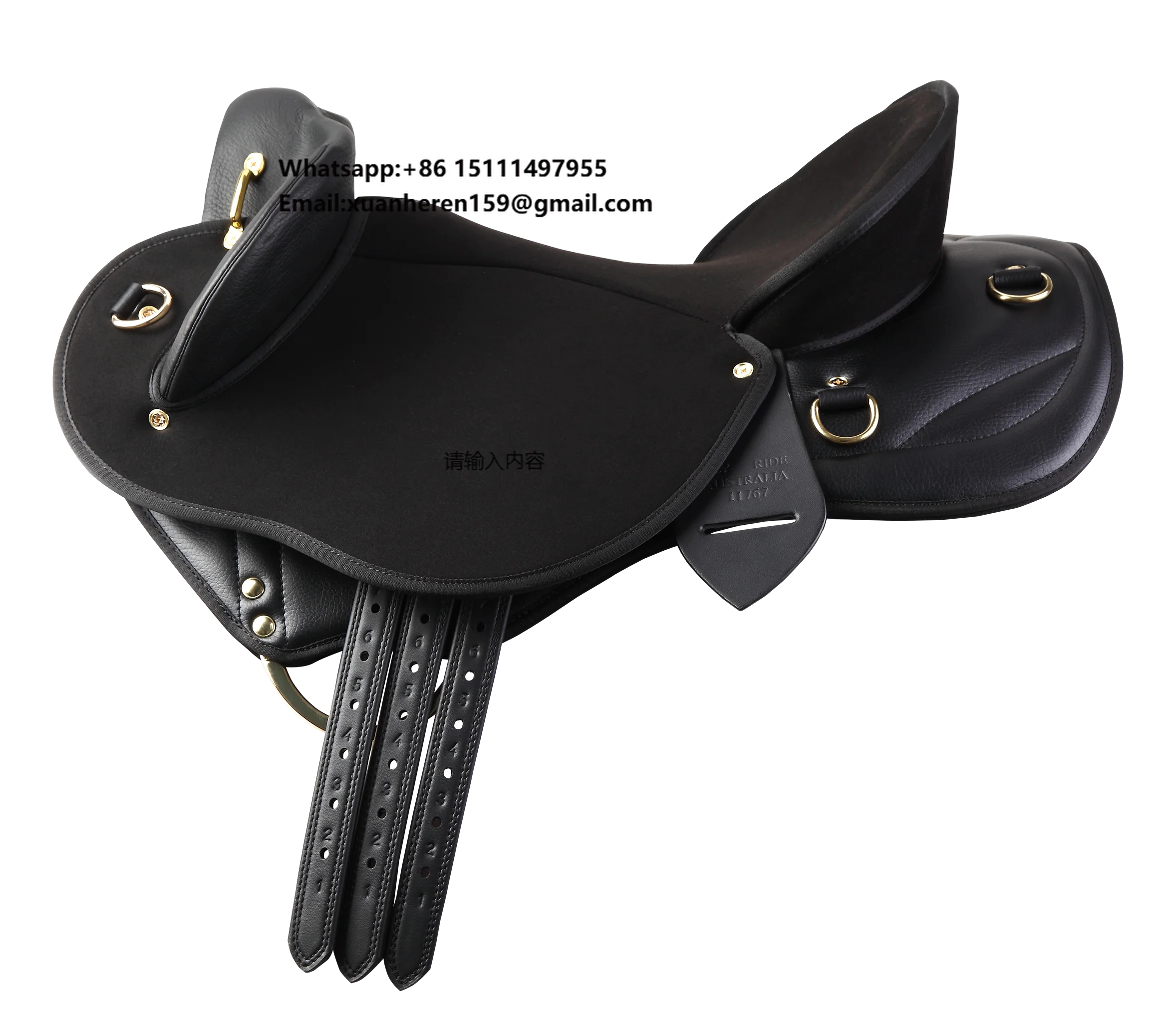 

Eva Design Western Saddle Horse Saddle Close Contact Balanced Fit Ranch Riding Black Brown 17 18 Inch