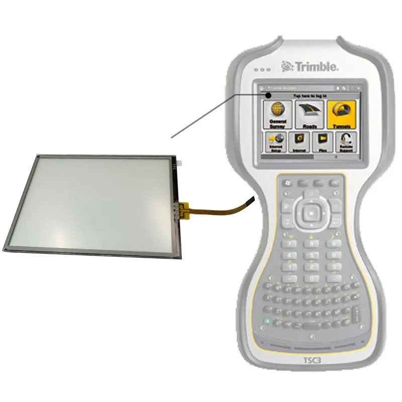 Coletor de Dados Touchscreen para Trimble Tsc3 Amt Sensores Digitador de Tela de Toque Substituição de Vidro da Lente Frontal