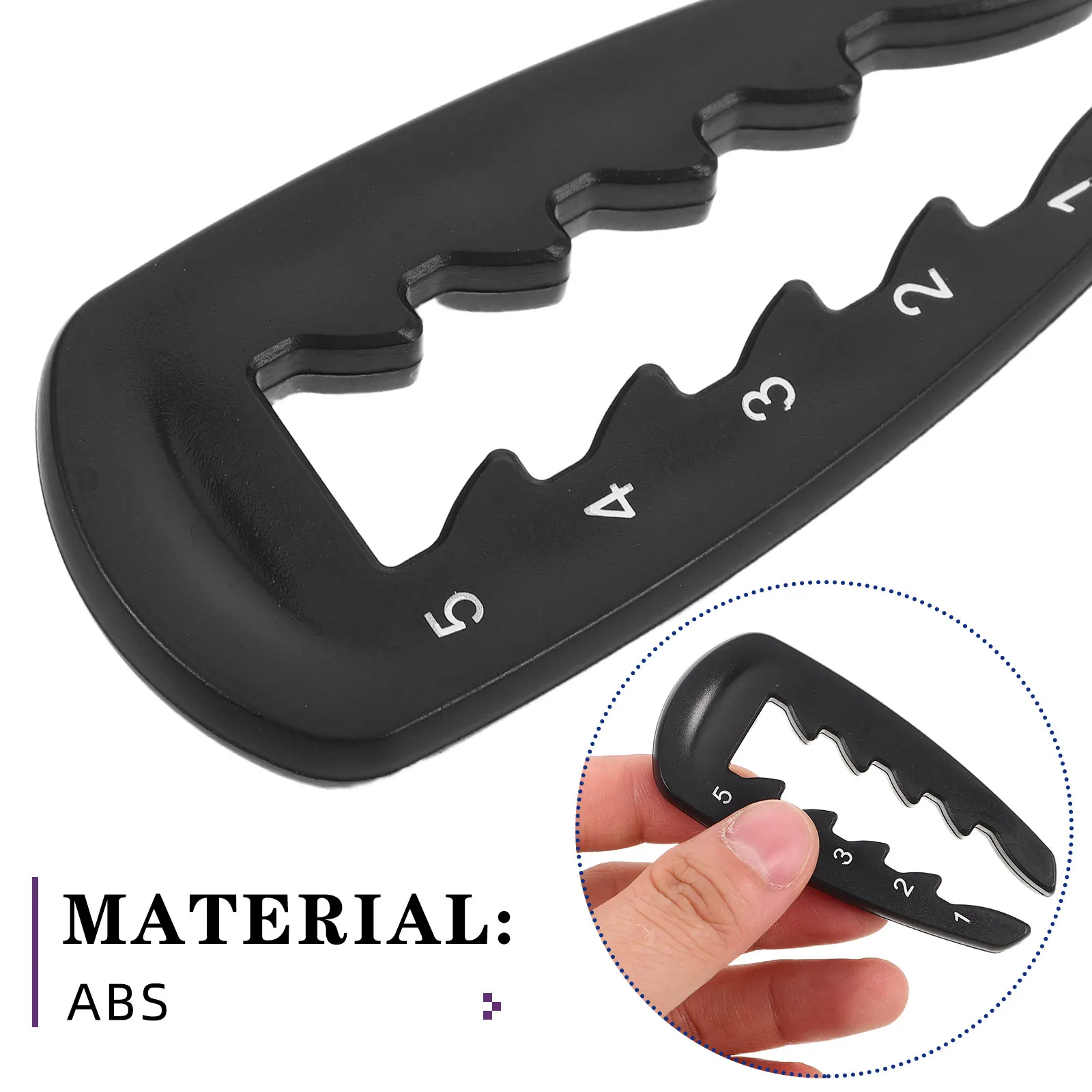 Golf Tee Height Tool Adjustable Precision Setter Portable Lightweight ABS Material for Swing Accuracy Training Tee Position