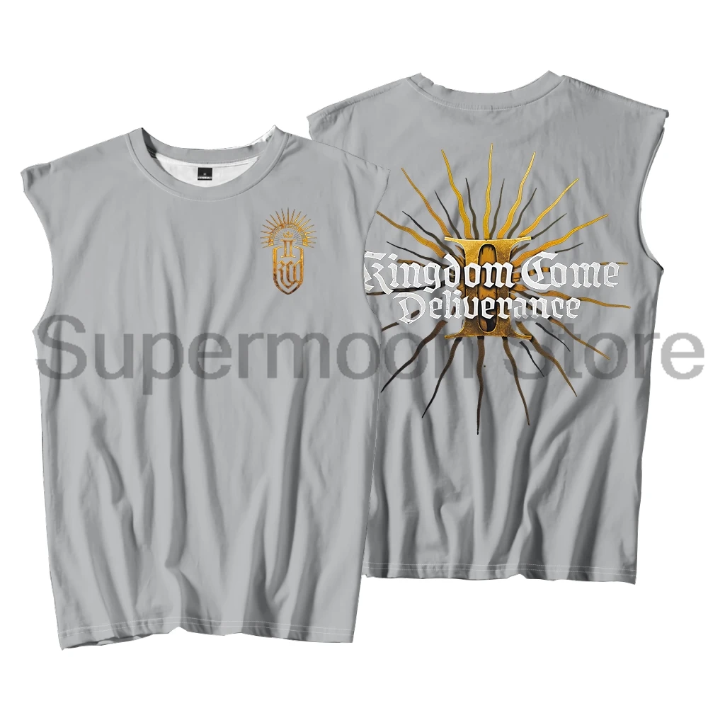 المملكة تعال Deliveryance II Game Merch تانك القمم الصيف بلا أكمام سترة رياضية للصالة الرياضية النساء الرجال Harajuku ملابس رياضية في الهواء الطلق