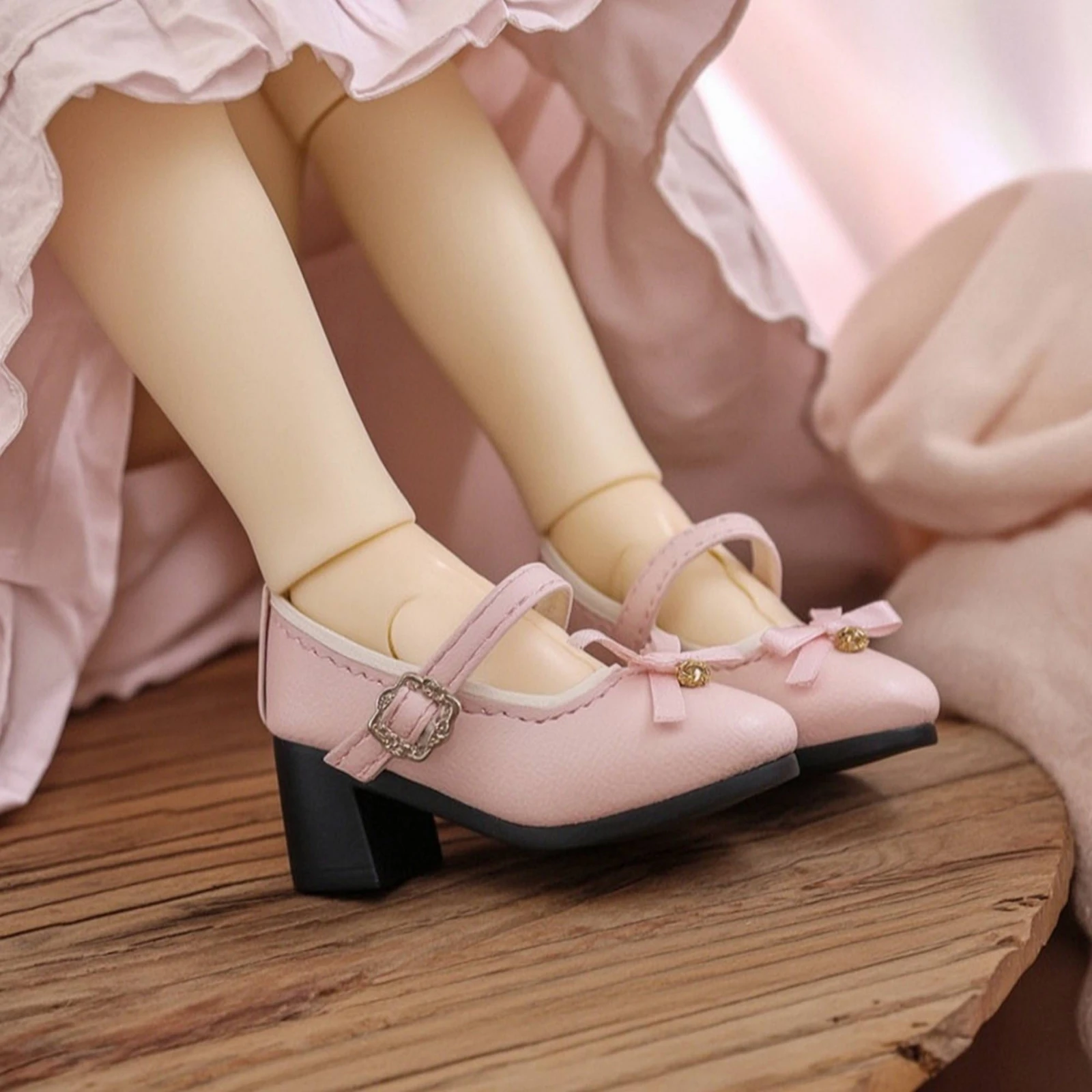 Classic Strap Doll Shoes Doll Shoes Dressy BJD Doll Shoes Footwear Elegant Delicate for Collection Display view 4