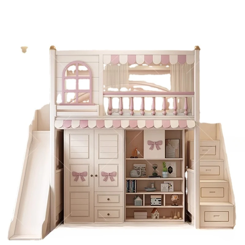 Luxury Children Beds Princess Storage Multifunctional Baby Children Beds Bedroom Camas Infantiles Kids Bed Set Furniture