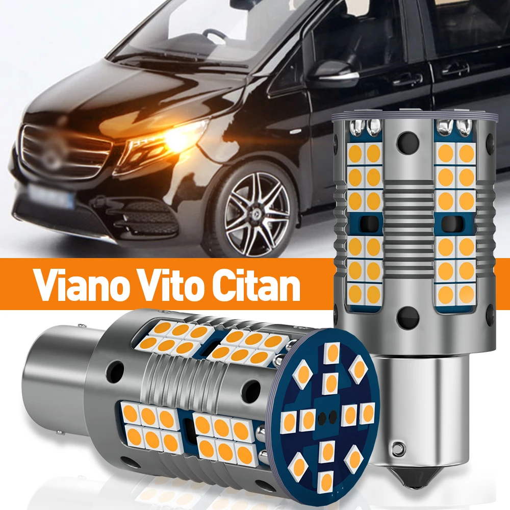 

2 шт. светодиодный указатель поворота для Mercedes Benz Viano Vito W639 Citan W415 2008 2009 2010 2011 2012 2013 аксессуары лампа Canbus