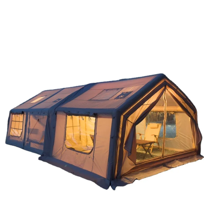 22.7 Square Meter Large Inflatable Air Automatic Opening Tent For Family Camping