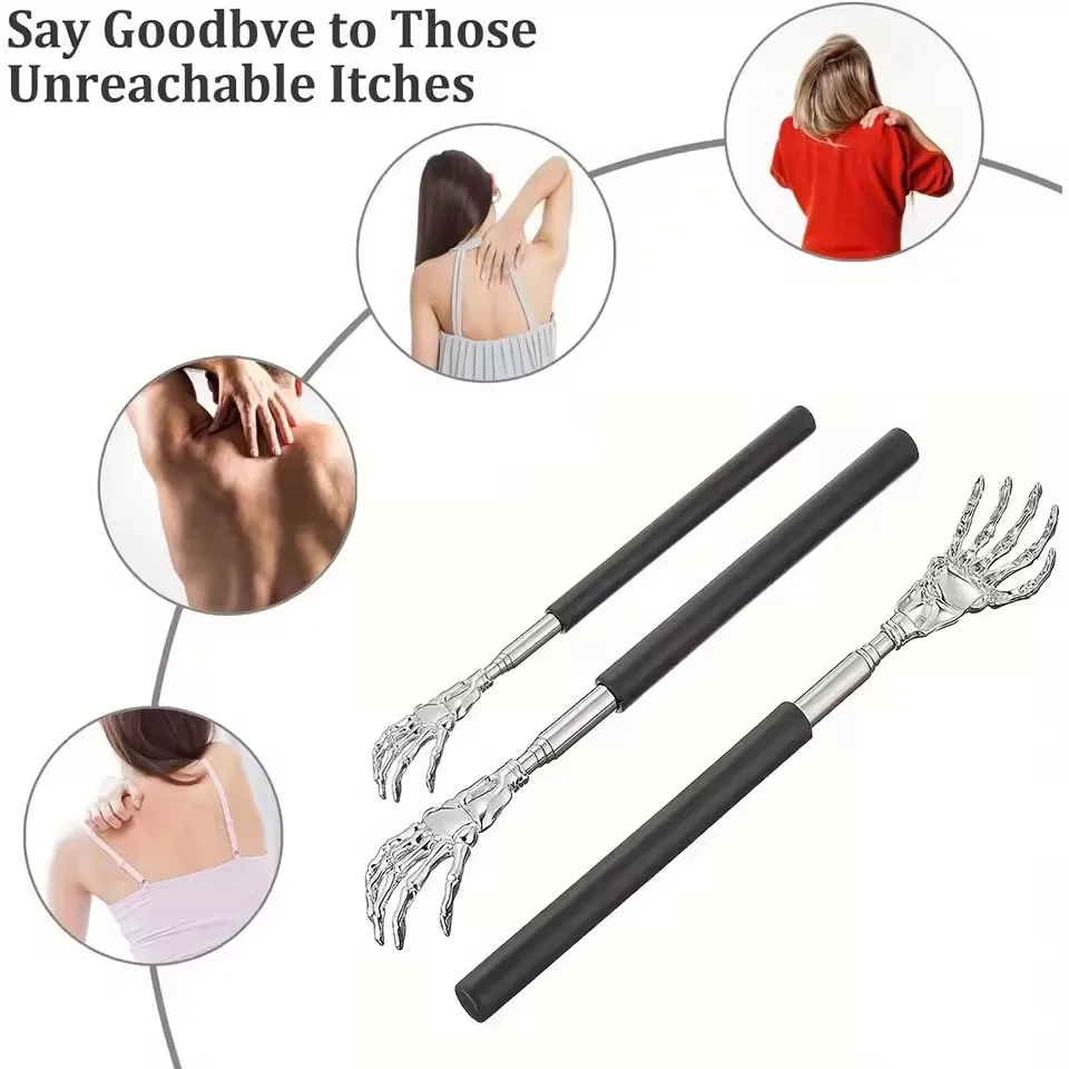 Massager Back Stainless Steel Scratcher Telescopic Scratching Extendable Itch Old Man Happy Health Products Hackle Handicrafts