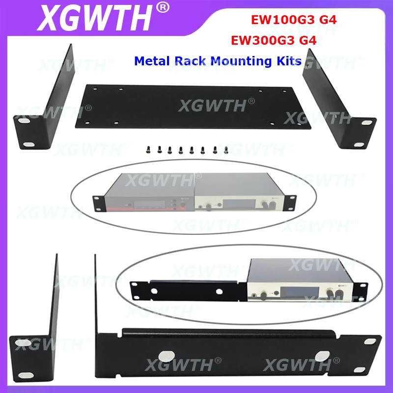 Metal Rack Mount Antenna Extension Cable Bracket Rack Kit For Sennheiser EW100G3 G4 EW300G3 Wireless Microphone System Receiver