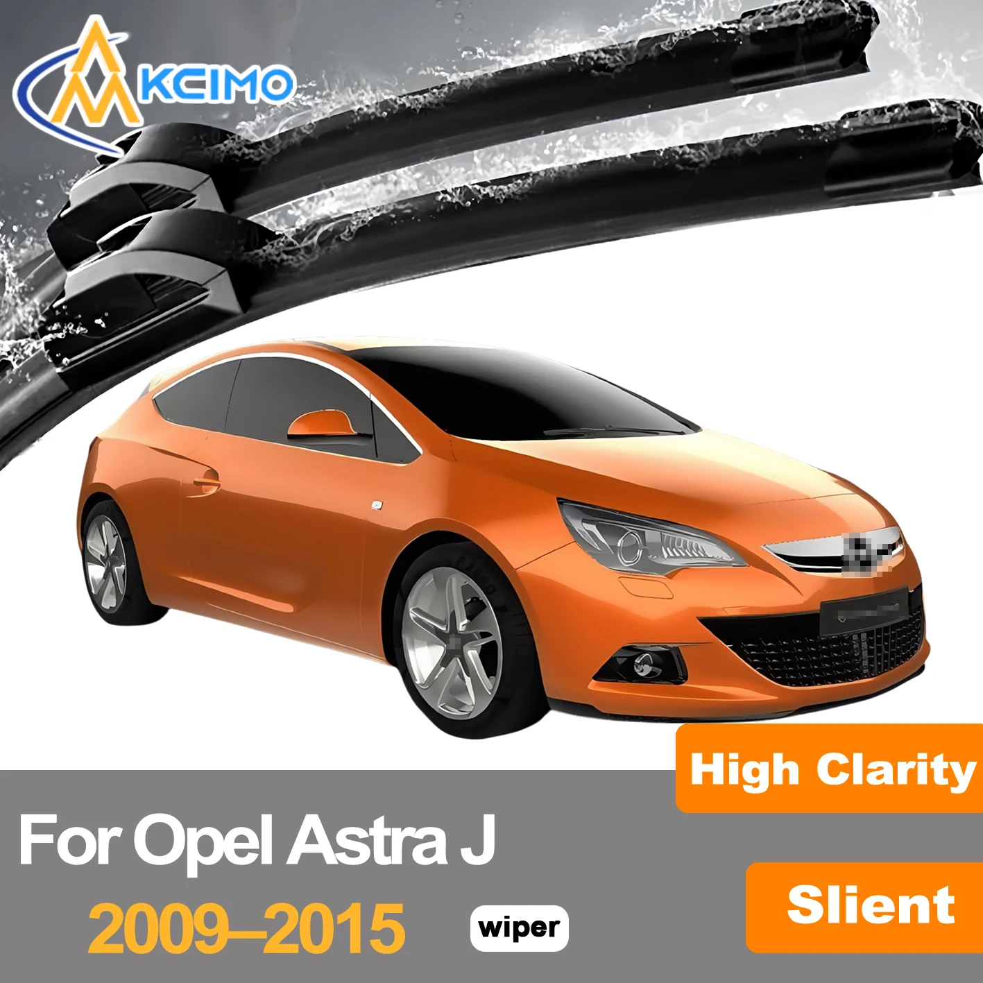 

Windshield Wiper Blades For Opel Astra J/ P09 2009–2015 Vauxhall Astra Replacement (Pair) Front Set Wipers Exact Fit Streak-Free