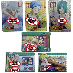 1Pcs/set  Anime Dragon Ball Bulma Android No. 18 Android No. 17 Sexy Card Hobby Toy Classic Game Gift Collection Card