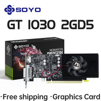 SOYO Graphics Cards NVIDIA GT1030 2G GDDR5 64bit Video Card HDMI+DP+DVI For Desktop Gaming Computer Components GPU GT 1030