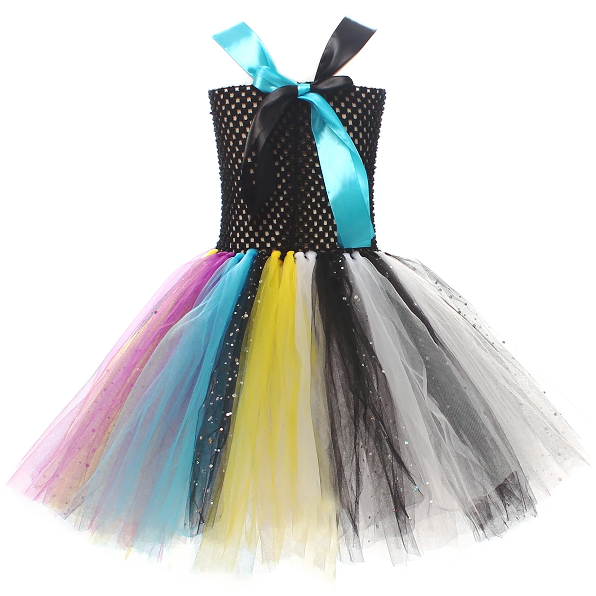Jack und Sally Bösewicht-Kostüm aus „Nightmare Before Christmas“ - Tutu-Kleid für Kinder, Halloween-Cosplay, Party, Tanzvorstellung, Kombi-Kostüm – Detail 15