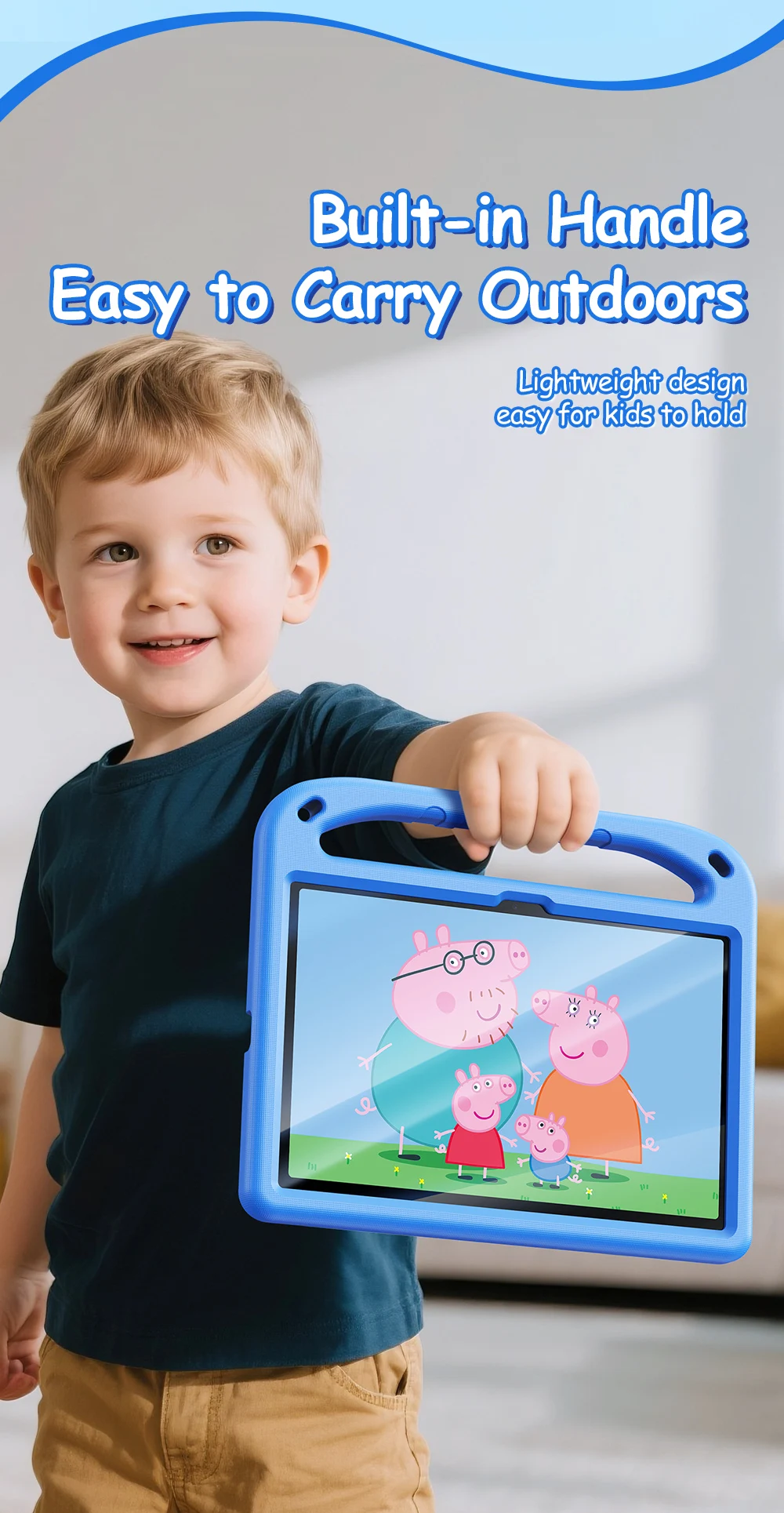 DUXDUCIS stoßfeste EVA-Hülle für Kinder für Samsung Galaxy Tab S11/S10 Lite/S9 FE/S8 11 Zoll Tab A9 8.7 A11 Plus Anti-Drop-Ständer-Abdeckung – Detail 7