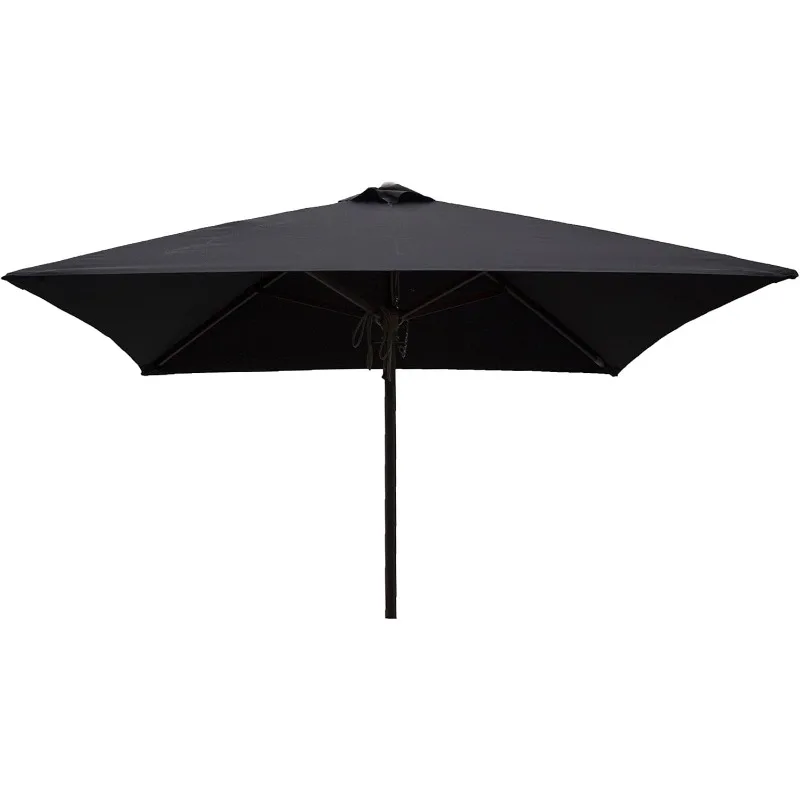 Clássico Madeira Pátio Guarda-chuva, 6.5"