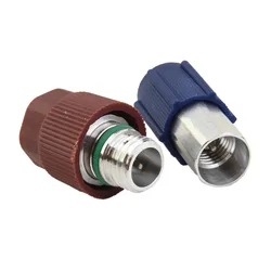 2pcs R134a Air Conditioning HD ND Connections Car Air Conditioner for Ford Opel Seat Skoda ND Adapter Und 357820795J 357820795H