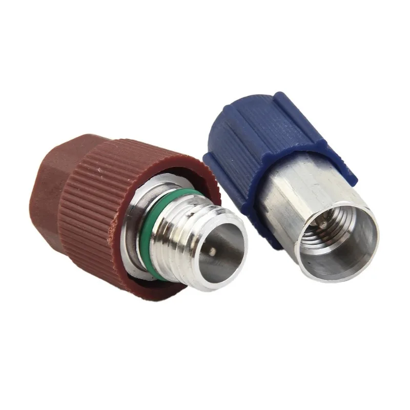 2szt R134a Klimatyzacja HD ND Połączenia Klimatyzator samochodowy do Ford Opel Seat Skoda ND Adapter Und357820795J357820795H
