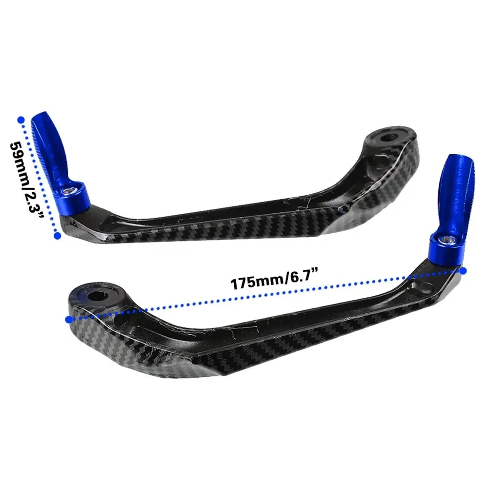 1 pair Motorcycle Universal Imitation carbon fiber metal Handlebar Guard Brake Clutch Levers Protector For Mt 09 2005-2022 ﻿