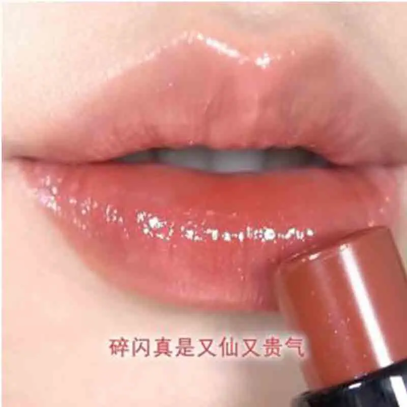 HERORANGE low saturation light colour lipstick multi-purpose stick hydrating feeling moisturising white natural mirror hold make