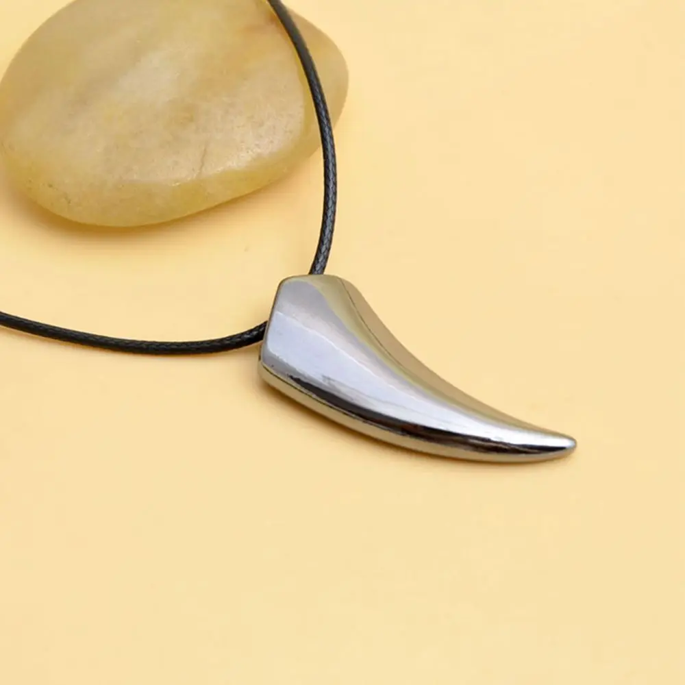 Domineering 1PC Gift Pendant Titanium Stylish Alloy New Steel Jewelry Necklace Wolf Tooth