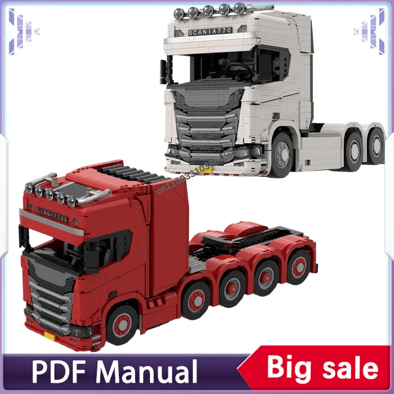 

Конструктор «Грузовик 770s», модель классического автомобиля, для взрослых, из строительных блоков, подарок на Рождество