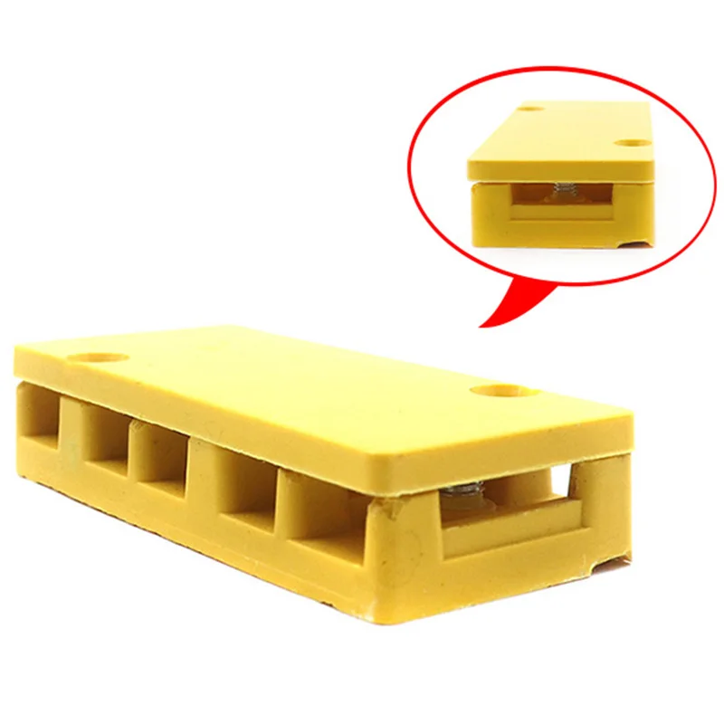 Conector de fio de caixa de junção, mini conector rápido amarelo de 5 furos, conector doméstico compacto para acessórios de scooter elétrica citycoco