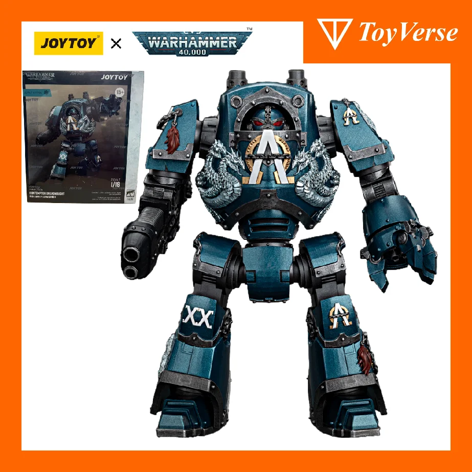 

TOYVERSE JOYTOY 1/18 Warhammer 30K Alpha Legion Contemptor Dreadnought w/ Gravis Plasma Cannon Figure