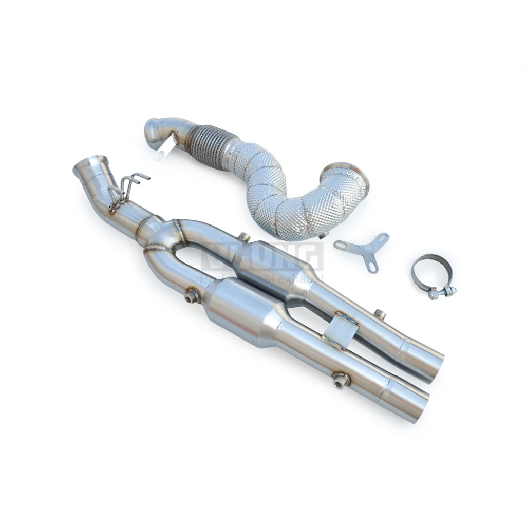 

Exhaust Downpipe for Audi RS3 2.5T 2015-2023 Insulated High Performance Front Pipe T304 Stainless Steel