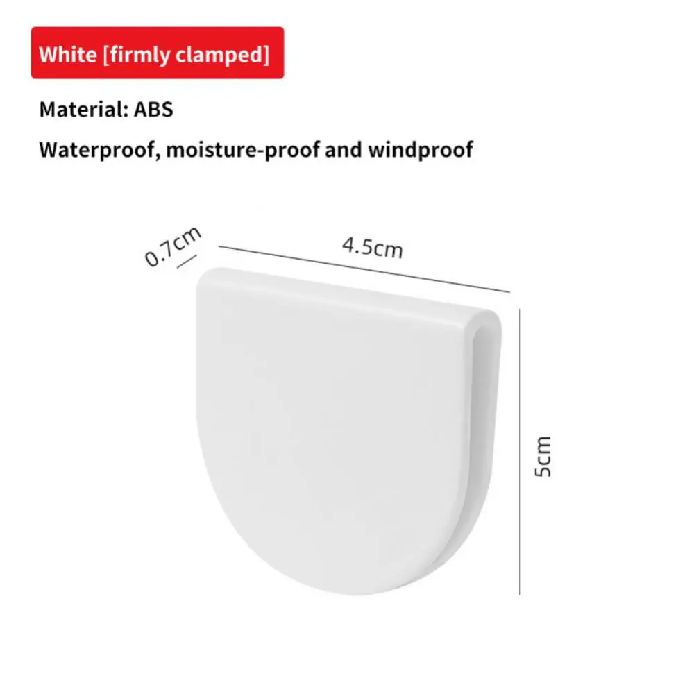 Shower Curtain Clips Hooks Holder Bathroom Anti Splash Spill Stop Water Leaking Guard Shower Curtain Rings Clip Home Accessories