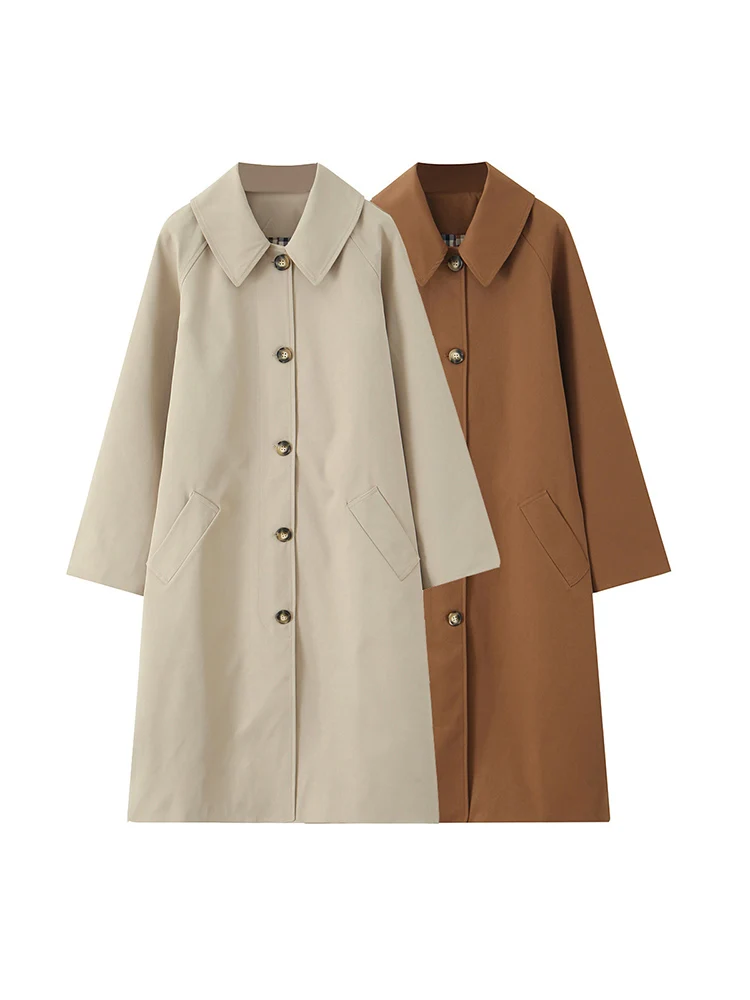 

Новая женская мода в европейском стиле, универсальная однобортная куртка-ветровка с длинными рукавами и лацканами