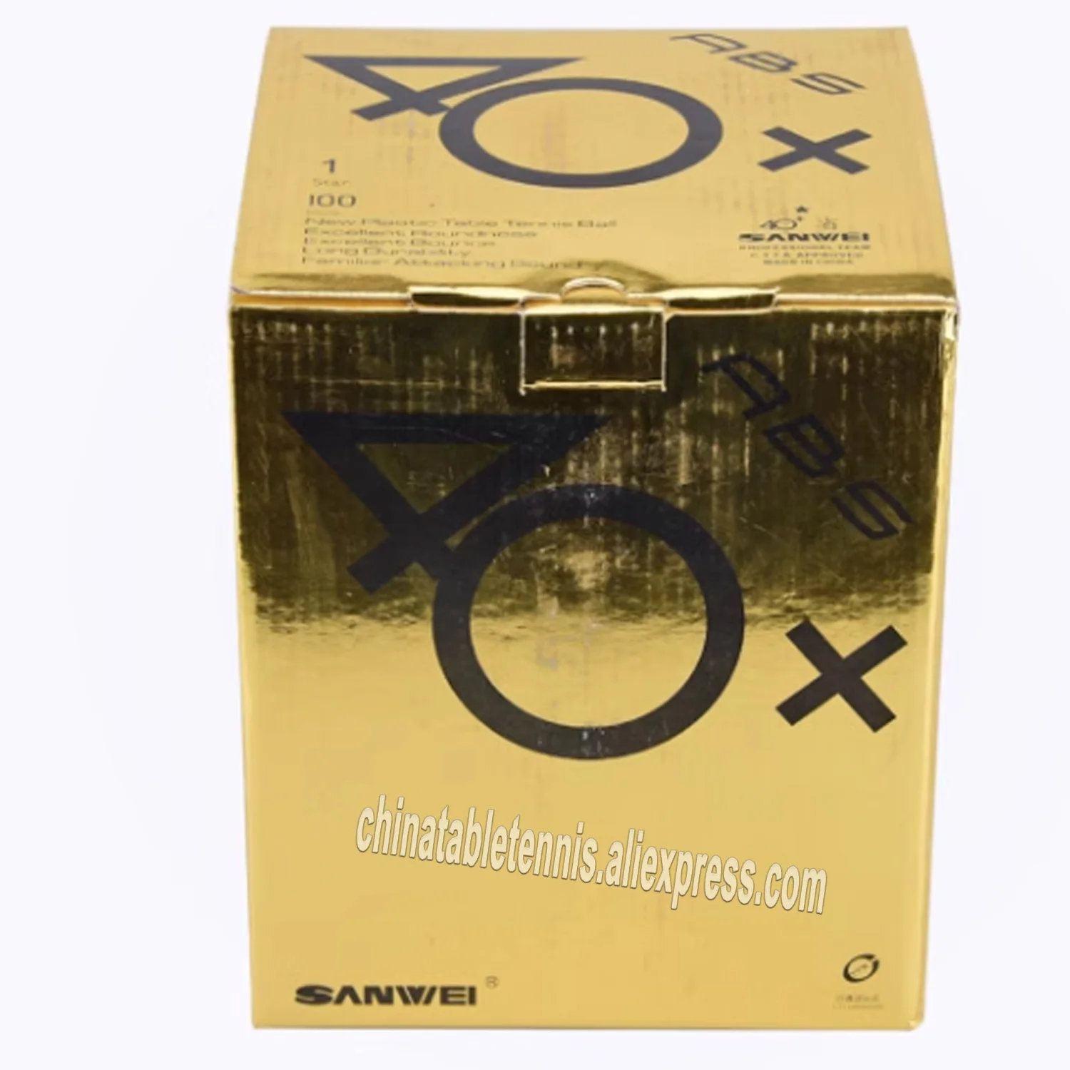 

SANWEI 1 звездочка, 1 звездочка, 40+, новый материал, мяч из полипропилена со швами, мяч для настольного тенниса, мяч для пинг-понга