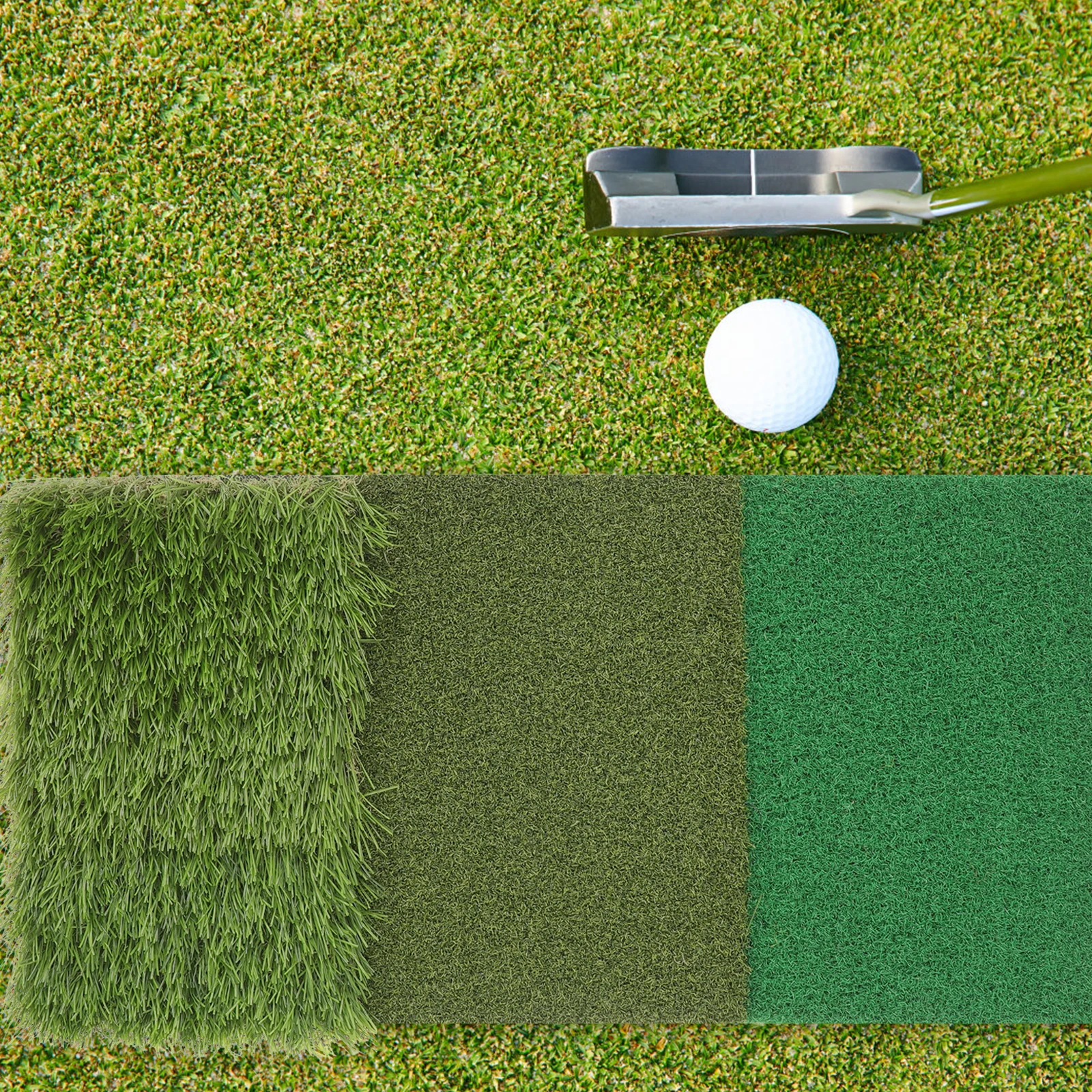 

Pad Putting Mat Replaceable Golf Hitting Indoor Practice Mats Golfs Impact Training for Golfing