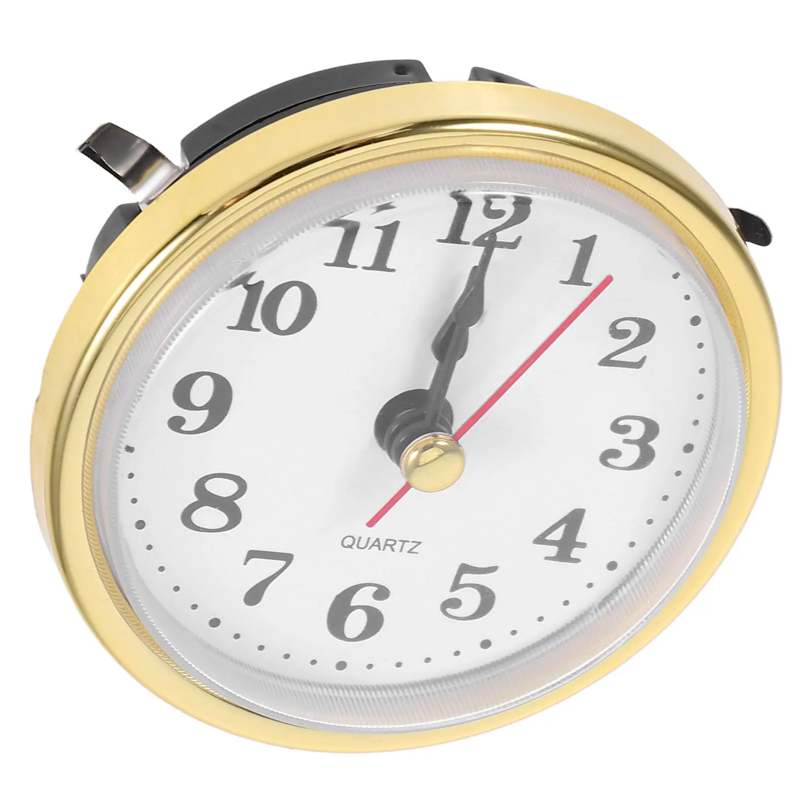 65Mm Round Clock Insert Replacement Elegant Embedded Design for DIY Wall Clocks Silent Quartz Mechanism Craft Hardware