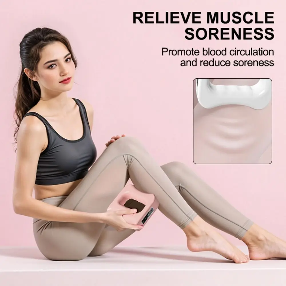 Multifunctional Fascia Ring Massager Vibration Automatic Muscle Reliever Portable Mini Machine Health Beauty Massager Home Use