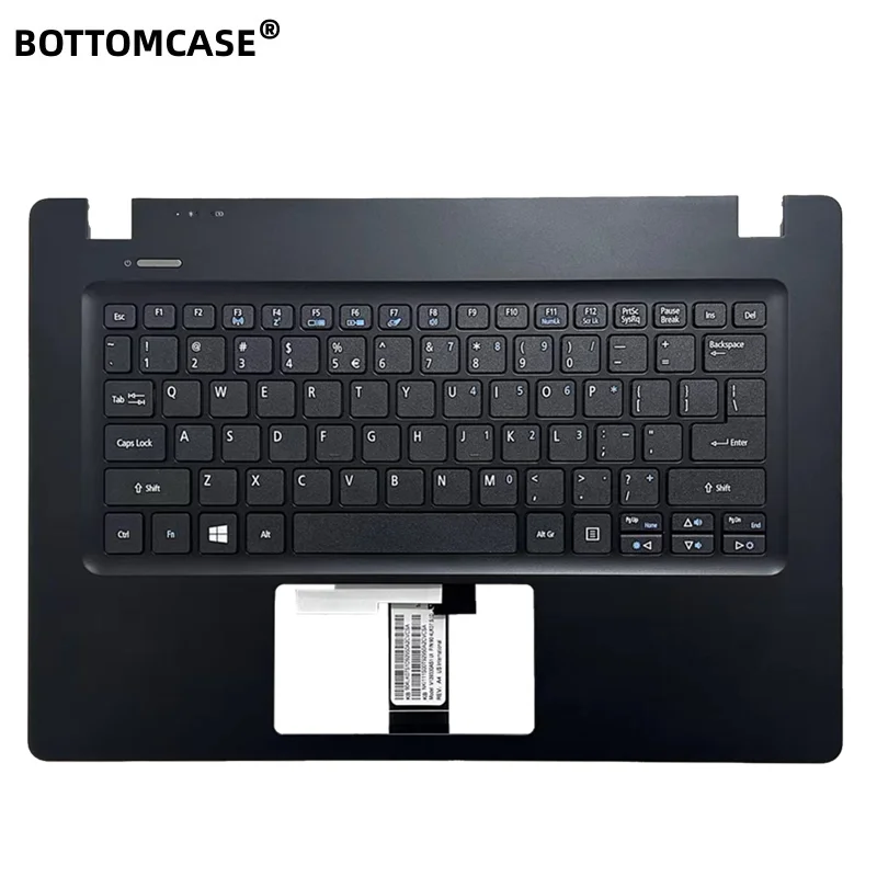 New For Acer TravelMate P238-G2-M V3-372G N15W8 Laptop Upper Palmrest Cover Keyboard US/INT 6B.VG7N1.009 Black