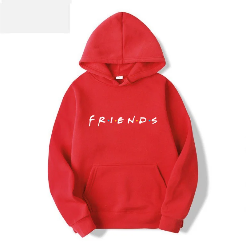 2024 New Autumn and winter fashion friends hoodie sweatshirt white friend shirt and hat hooded sweatshirt for men and women